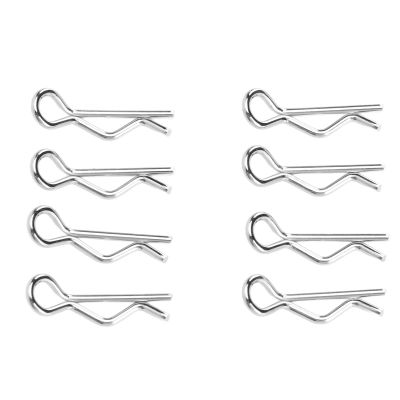 Stainless Steel RC Body Clips for /12 /14 Scale Remote Control Cars Universal Fit Replacement R Pins Compatible with 144001 144010