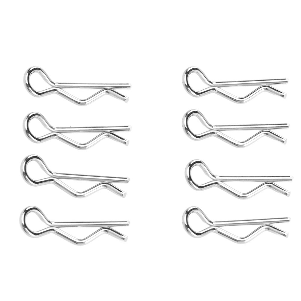 Stainless Steel RC Body Clips for /12 /14 Scale Remote Control Cars Universal Fit Replacement R Pins Compatible with 144001 144010