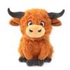 12" Highland Cow Plush Toy, Large Size Stuffed Animal, Plushie, Fluffy Cute Fuzzy Highland Cattle with Horns, Adorable Gift for Kids, Toddlers & Cow Lovers, Decorative Plushi, Valentines Day Gift view 1