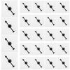 24 Pcs Transparent Spinners Clear Math Spinner Game Spinners Dry Erase with Rotating Arrow for Classroom Activities view 1