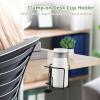 2-Pack Clamp Drink Holders for Desks and Wheelchairs, Adjustable Mounting for Horizontal and Vertical Surfaces view 2