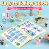 20 PCS Miniature Drink Marker Kit, Miniature Food Toys, Kitchen Pretend Food DIY Crafts Kits for Kids Ages 8-12, Girls Gift for Christmas, Birthday, Collectors, Resin Play, NOT Edible view 3