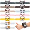12 PCS Stuffed Cat Animal Slap Bracelets Plush Animal Snap Bracelets Cute Wrist Slap Band Toy Wrist Animals Wrist Pets Slap Bracelet Wrist Toy for Boys Girls Birthday Gifts Party Favors 9 Styles view 1