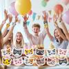 12 PCS Stuffed Cat Animal Slap Bracelets Plush Animal Snap Bracelets Cute Wrist Slap Band Toy Wrist Animals Wrist Pets Slap Bracelet Wrist Toy for Boys Girls Birthday Gifts Party Favors 9 Styles view 3