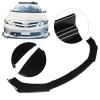 3pcs Front Bumper Lip Splitter Front Bumper Lip Splitter Kit Universal Front Spoiler Body Kit view 3