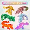 6PCS 3D Printed Dragon Eggs with Dragon Inside, Mini Mystery Egg Articulated Crystal Fidget Toy, Home Office Decor Executive Gift, Surprise 3D Printed Animals Toy Set (Set B) view 4