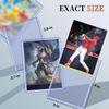 200 Count Hard Card Sleeves, Premium Plastic Card Sleeves, Sports Baseball Trading PKM Cards Holder Protectors (100 Hard Sleeve + 100 Soft Sleeve) view 2