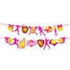 2pcs Softball Party Banners for Softball Birthday Party Decoration Easy-to-Softballs Player Party Garlands with Softballs Player, Bat & Trophy Designs for Girls Birthdays & Sport-Themed Celebrations view 1