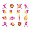 2pcs Softball Party Banners for Softball Birthday Party Decoration Easy-to-Softballs Player Party Garlands with Softballs Player, Bat & Trophy Designs for Girls Birthdays & Sport-Themed Celebrations view 2
