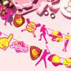 2pcs Softball Party Banners for Softball Birthday Party Decoration Easy-to-Softballs Player Party Garlands with Softballs Player, Bat & Trophy Designs for Girls Birthdays & Sport-Themed Celebrations view 3