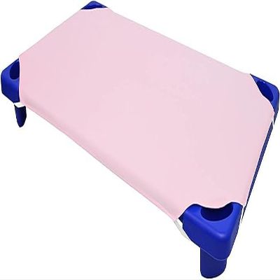 100% Cotton (Pack of 36) Standard Size Daycare/Pre-School Cot Sheets - 22"x 40" for Boys and Girs - Nap time Sheet Cot Bed Fitted Sheet Cover for Todder and Preschool - Pink