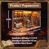 3D Wooden Puzzles for Adults, DIY Miniature Dollhouse, Book Nook Kit, Built-in LED Model Kit Hobby Gifts for Adults Teens Home Decor, Ideal Gift for Teenager and Men (Dinosaur Museum) view 2