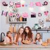 2pcs Pink Movie Night Party Garland Banners, Camera & Film Themed Banners Movie Night Banner for Girls Birthdays, Baby Showers & Theater-Themed Celebrations view 4