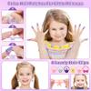 99 Pcs Kids Makeup Kit for Girls, Princess Toys Real Washable Cosmetics Set with Mirror, Hair Ties, Nails, Rings, Earrings, Necklace, Perfect for 3 4 5 6 7 8 Year Old Girls Birthday view 3
