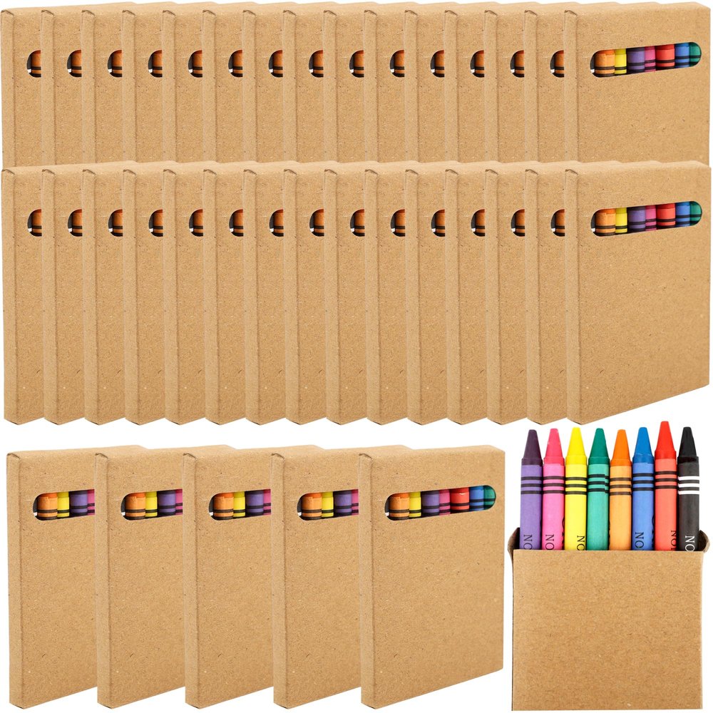 36 Pack Mini Crayon Boxes Color Crayons Bulk Wrapped Wax Crayons Pack Classroom Art Craft School Kids Student Teacher Party Supplies Birthdays Gifts