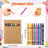 36 Pack Mini Crayon Boxes Color Crayons Bulk Wrapped Wax Crayons Pack Classroom Art Craft School Kids Student Teacher Party Supplies Birthdays Gifts view 2