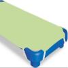 100% Cotton (Pack of 24) Standard Size Daycare/Pre-School Cot Sheets - 23"x 40" for Boys and Girs - Nap time Sheet Cot Bed Fitted Sheet Cover for Todder and Preschool - Sage view 4