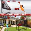63.7" New Arcade Basketball Game Indoor for Toddlers & Kid 5-7, 8-12 - Basketball Hoop for Kids 3-12 with Wooden Board - Kids Basketball Hoop, Fun Basketball Toys & Gifts for Boys view 4
