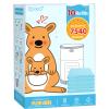 10 Pack Diaper Pail Refill Bags Compatible with Dekor Classic Diaper Pail, 40% Extra Length Refills Holds up to 6400 Diapers, Thickened Multi-layer Odor Control Diaper Bags (Baby Scent) view 1