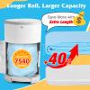 10 Pack Diaper Pail Refill Bags Compatible with Dekor Classic Diaper Pail, 40% Extra Length Refills Holds up to 6400 Diapers, Thickened Multi-layer Odor Control Diaper Bags (Baby Scent) view 3
