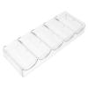 LIOOBO Acrylic Poker Chip Holder Tray for 100 Chips Design for Game Evenings and Parties view 1