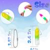 1200 Pcs Rectangle Pop Keychain Mini Fidget Toys Bulk for Kids,Mini Pop Fidget Keychain Party Favors for Kids 4-8,8-12, Goodie Bag Stuffers Fidgets for Classroom Prizes Sensory Fidget Toy Packs view 2