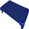 100% Cotton (Pack of 20) Standard Size Daycare/Pre-School Cot Sheets - 23"x 55" for Boys and Girs - Nap time Sheet Cot Bed Fitted Sheet Cover for Todder and Preschool - Royal Blue view 1