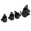 Axle Tube Link Mount Set Aluminum Counterweight Increase Link Rod Mount Adapter for SCX10 PRO Silver (Black) view 3
