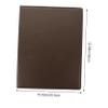 Holibanna Bill Holder Album Coin Book Sturdy Construction Large Capacity Stamp Album for Collectors Easy Access Random Color view 2