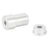 4mm Mounting Hub Universal Aluminum Alloy Motor Shaft Mounting Coupling for Omnidirectional Wheel view 2