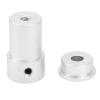 4mm Mounting Hub Universal Aluminum Alloy Motor Shaft Mounting Coupling for Omnidirectional Wheel view 4
