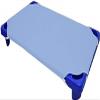 100% Cotton (Pack of 36) Standard Size Daycare/Pre-School Cot Sheets - 22"x 52" for Boys and Girs - Nap time Sheet Cot Bed Fitted Sheet Cover for Todder and Preschool - Light Blue view 1