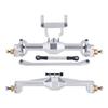 +10mm Diamond CNC Portal Axles with Lay Down Servo Mount & Links for 1/18 RC Crawler TRX4M Axle Upgrade Parts (Silver-1Set) view 1