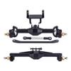 +10mm Diamond CNC Portal Axles with Lay Down Servo Mount & Links for 1/18 RC Crawler TRX4M Axle Upgrade Parts (Black-1Set) view 1