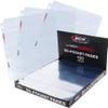BCW LaserWeld 20-Pocket Coin Pages | 100 Count | Archival Acid-Free 3-Ring Binder Pages for Coins, Cards & Slides | Strong, Flat Laser-Welded Seams