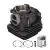 Top End Cylinder Set Piston Gasket Kit, 50mm Cylinder Diameter, Silicon Aluminum Alloy, and, for TS410 TS420 TS410 Replacement view 3