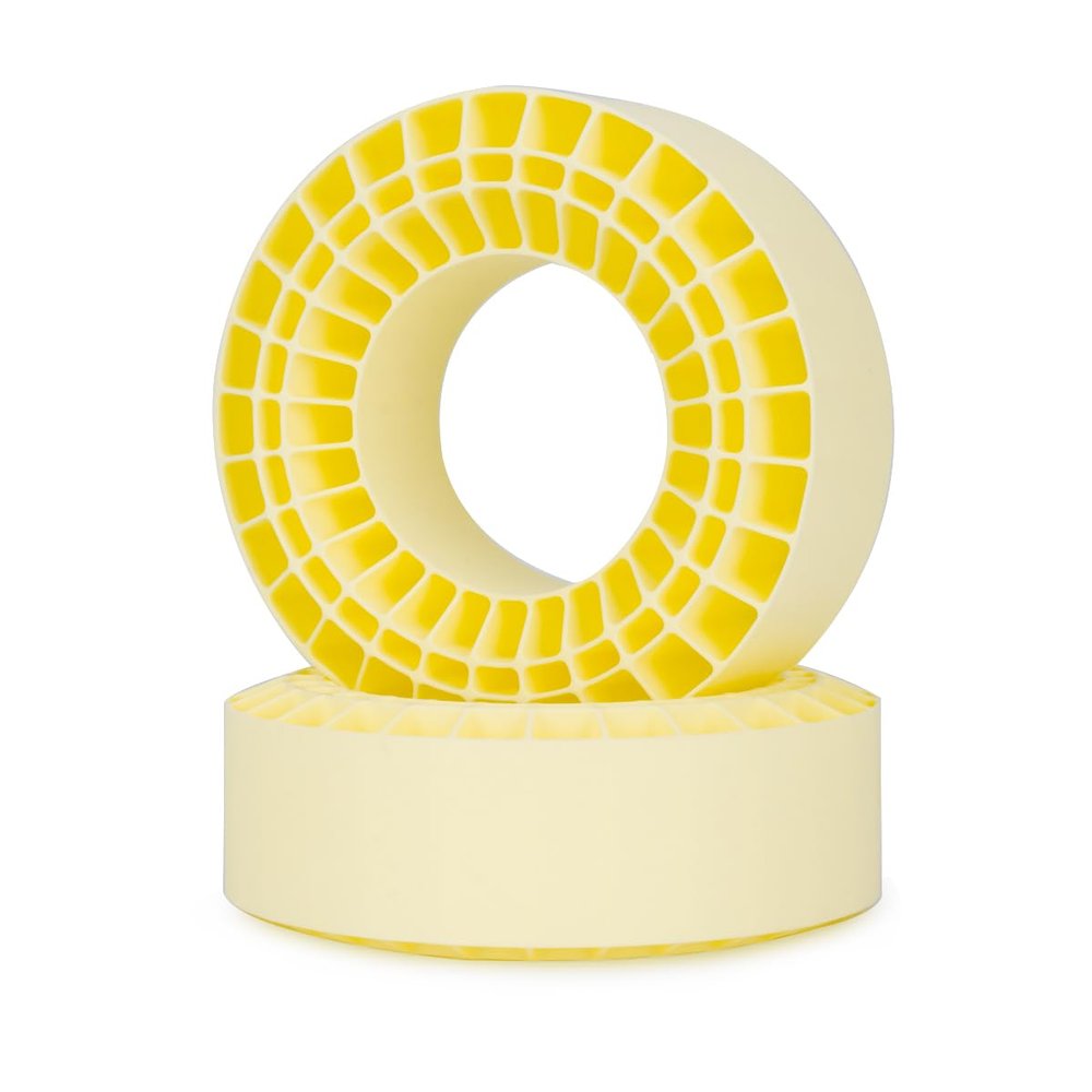 Silicone Rubber Insert Foam for 132-134mm (5.25" OD) 2.2" Tires (Yellow 2pcs)
