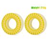 Silicone Rubber Insert Foam for 132-134mm (5.25" OD) 2.2" Tires (Yellow 2pcs) view 4