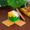 Premium Montessori Power of 2 Cube: Solid Beechwood Doubling Cubes & Chain Set | Educational Brain Toys & Montessori Math Manipulatives for Kids Ages 3-6, Homeschool & Preschool (Power of 2 cube) view 2