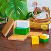 Premium Montessori Power of 2 Cube: Solid Beechwood Doubling Cubes & Chain Set | Educational Brain Toys & Montessori Math Manipulatives for Kids Ages 3-6, Homeschool & Preschool (Power of 2 cube) view 3