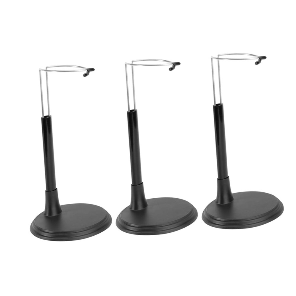 Abaodam 3pcs Lightstick Support Holder Pvc Action Figures Bracket Dolls Display Stand Holder for Camping Festivals Outdoor Activities 25cm