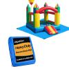 177 x 177 Inch Bounce House Mat for Inflatable Bouncer, Inflatable Water Slide Bounce House Pad for Outdoor Bouncy Castle, Under Jump House Floor Underlayment Pad(Only Mat, Bounce House Not Include) view 1