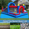 177 x 177 Inch Bounce House Mat for Inflatable Bouncer, Inflatable Water Slide Bounce House Pad for Outdoor Bouncy Castle, Under Jump House Floor Underlayment Pad(Only Mat, Bounce House Not Include) view 4
