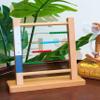 Premium Montessori Small Bead Frame,9.1in Solid Beechwood Math Toy for Ages 5-9, Teaching Aids for Addition Subtraction with Carrying Borrowing, Homeschool & Classroom Educational Gift for Kids view 1