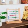 Premium Montessori Small Bead Frame,9.1in Solid Beechwood Math Toy for Ages 5-9, Teaching Aids for Addition Subtraction with Carrying Borrowing, Homeschool & Classroom Educational Gift for Kids view 3