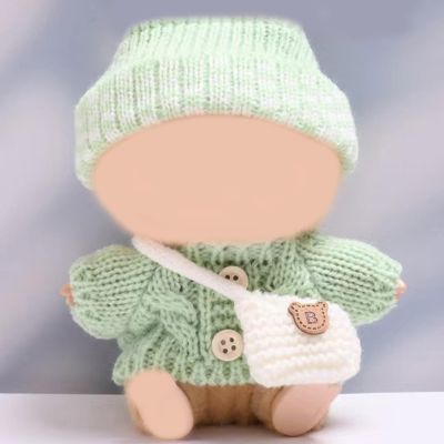 Cute Sweater Clothes for 17cm Dolls Accessories(Only Clothing No Doll), Fashion Garment Outfit for 6.69 inch Doll Upper Garment Replacement