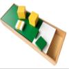 penepico Premium Montessori Power of 3 Cubes: 21-inch Tripling Math Manipulatives | Solid Beechwood Fraction & Geometry Learning Materials for Kids Ages 5-8, Homeschool & Classroom (Power of 3 Cube) view 1