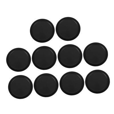 BESPORTBLE 10-Pack Ice Hockey Pucks for Table Hockey Games 64mm for Family Fun and Sports Enthusiasts