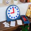 penepico Premium Montessori Learning Clock- 12-inch Solid Beechwood Teaching Clock with Movable Hands & Numbers, Math & Sensory Toys for Kids Ages 3-8+, Homeschool & Classroom Materials (3.85 lbs) view 2