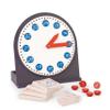 penepico Premium Montessori Learning Clock- 12-inch Solid Beechwood Teaching Clock with Movable Hands & Numbers, Math & Sensory Toys for Kids Ages 3-8+, Homeschool & Classroom Materials (3.85 lbs) view 3